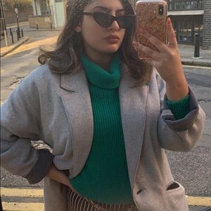 Vintage Crop Turtle Neck